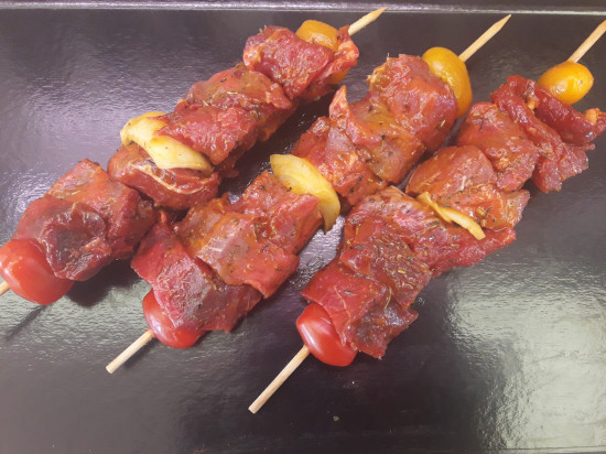 Brochette de boeuf provençale
